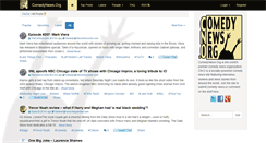 Desktop Screenshot of comedynews.org