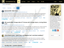 Tablet Screenshot of comedynews.org